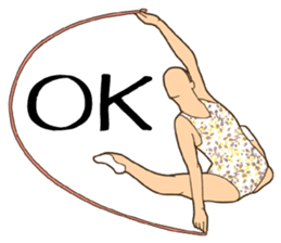 Rhythmic Gymnastics Sticker sticker #8038164