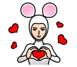 Costume of mouse sticker #8038203
