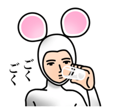 Costume of mouse sticker #8038208