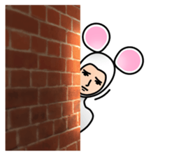 Costume of mouse sticker #8038210