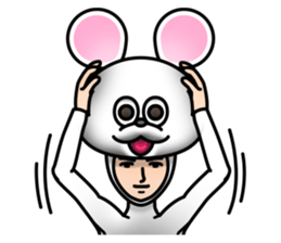 Costume of mouse sticker #8038222