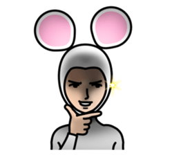 Costume of mouse sticker #8038231