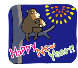 New Year's card 2016 sticker #8039441