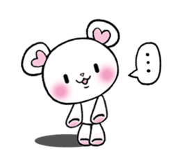 The bear which fawns sticker #8039793