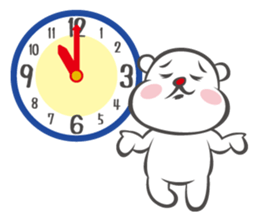 TIME BEAR sticker #8040026