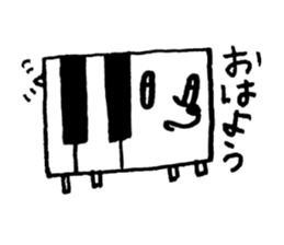 PIANO DOG 3 sticker #8040580