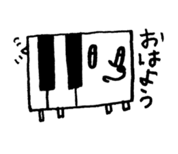 PIANO DOG 3 sticker #8040580