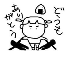 ONIGIRI Girl KURUKKO 2 sticker #8041087