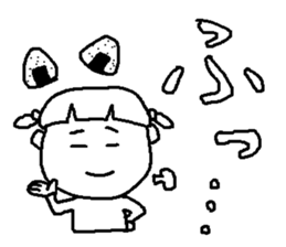 ONIGIRI Girl KURUKKO 2 sticker #8041113