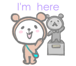 Kawaii Teddy Bear 2 (English ver.) sticker #8041253