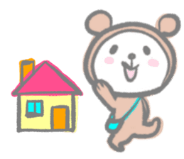 Kawaii Teddy Bear 2 (English ver.) sticker #8041254