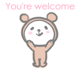 Kawaii Teddy Bear 2 (English ver.) sticker #8041259