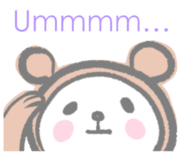 Kawaii Teddy Bear 2 (English ver.) sticker #8041265