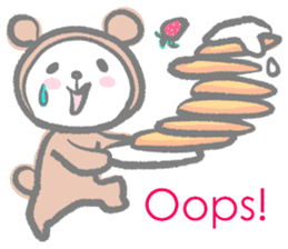 Kawaii Teddy Bear 2 (English ver.) sticker #8041279