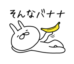 Bunny lying down sticker #8041331