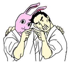 Sisyo and Usatan sticker #8041851