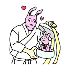 Sisyo and Usatan sticker #8041877