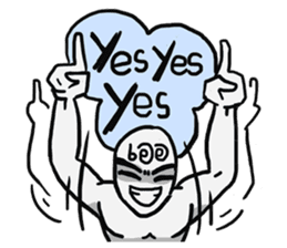 AsB - Big Eye Brow (Yeah Yeah) sticker #8042132