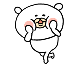 Sticker of Funny bear sticker #8042175