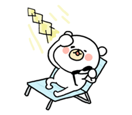 Sticker of Funny bear sticker #8042201