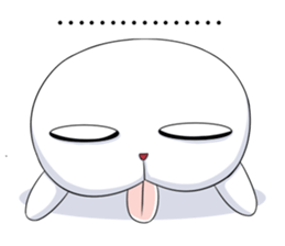 White Q sticker #8042810