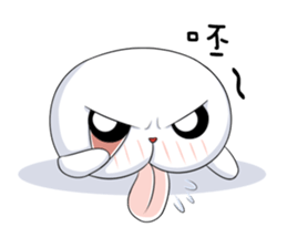 White Q sticker #8042827