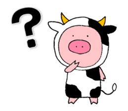 ETON: Pigs wanted to be zodiac sticker #8043048