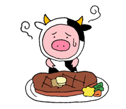 ETON: Pigs wanted to be zodiac sticker #8043051