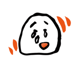 Energetic man of runny nose sticker #8043104