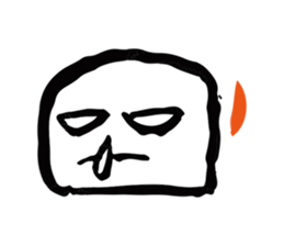 Energetic man of runny nose sticker #8043108