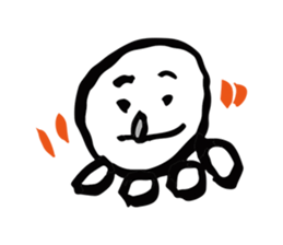 Energetic man of runny nose sticker #8043109