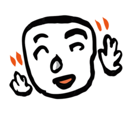 Energetic man of runny nose sticker #8043116