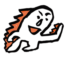 Energetic man of runny nose sticker #8043120