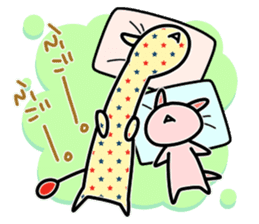 Giraffe & Rabbit sticker #8043314