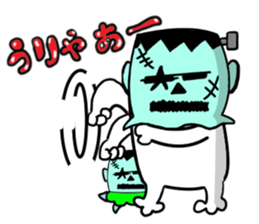 Headgear Monsters Halloween sticker #8043528