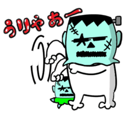 Headgear Monsters Halloween sticker #8043528