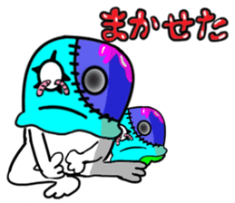 Headgear Monsters Halloween sticker #8043531