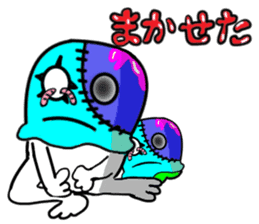 Headgear Monsters Halloween sticker #8043531