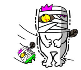 Headgear Monsters Halloween sticker #8043533