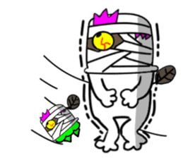 Headgear Monsters Halloween sticker #8043533