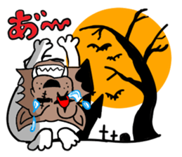 Headgear Monsters Halloween sticker #8043541