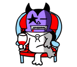 Headgear Monsters Halloween sticker #8043542