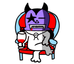 Headgear Monsters Halloween sticker #8043542