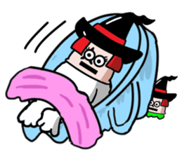 Headgear Monsters Halloween sticker #8043543