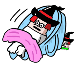 Headgear Monsters Halloween sticker #8043543