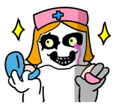 Headgear Monsters Halloween sticker #8043545