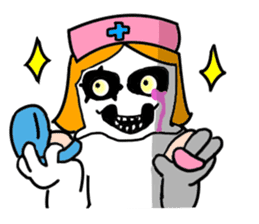 Headgear Monsters Halloween sticker #8043545