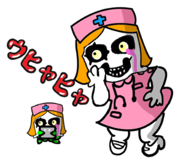 Headgear Monsters Halloween sticker #8043547