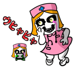 Headgear Monsters Halloween sticker #8043547