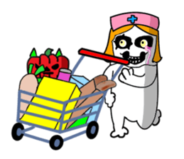 Headgear Monsters Halloween sticker #8043557